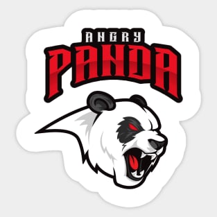 Angry Panda Sticker